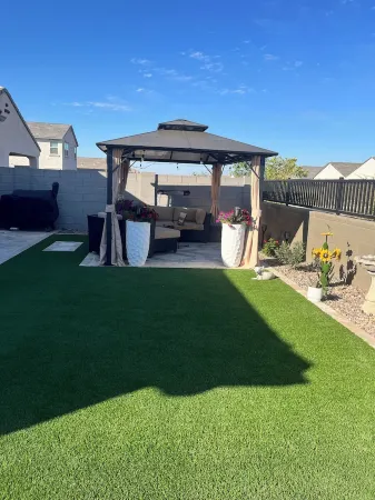 New house in a quiet neighborhood.