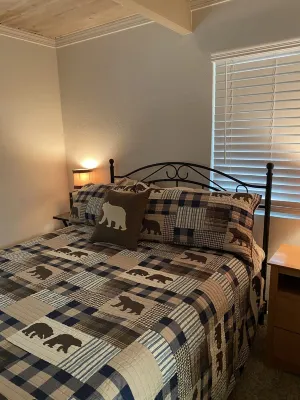 Cute cabin on quiet lot with lots of pines Dog Friendly
