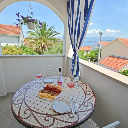 ꕥ Rooms Sunce, Family Choice, Best Panoramic View, Supetar Island Brac