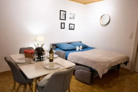 Studio with a real ski In/out Отели рядом с достопримечательностью «Aiglon College»