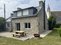 Typical Breton stone fisherman's cottage