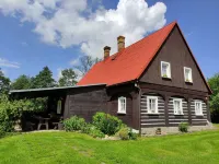 Stylish wooden house in Bohemian Switzerland and the Lusatian Mountains for 10 people Hotels near Z Jiřetína na Jedlovou