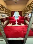 Übernachtung im Nostalgischen Bahnwaggon Hôtels à : Neukirchen