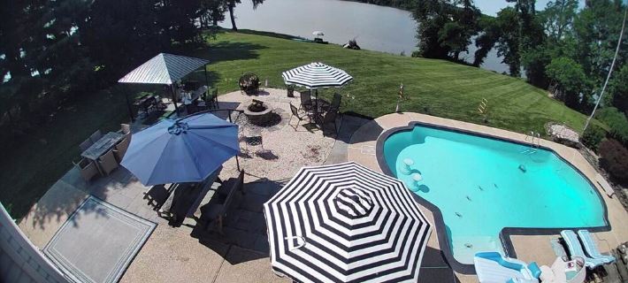 Secluded Waterfront Retreat 2 bed 1 1/2 baths private guest house w Pool & Beach Hotels in Baltimore County