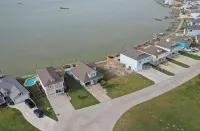 Luxury Waterfront Rockport Villa with private pool and fishing dock