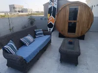 Unic 4 bedrooms beach villa Big private pool Juccuzy Barrel saunaSea view Bahçalar otelleri