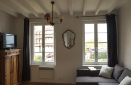 Typical fisherman's house, town center, sea view