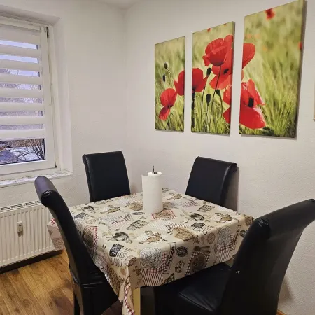 Spacious apartment for 4 people directly opposite the Zeche Zollverein.