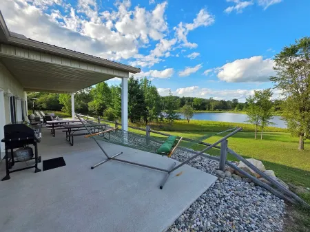 Brand New Barndominium on 40 Acres with Private Lake