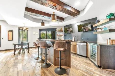 Water Front, private beach property with 2 master bedrooms!  Amazing views