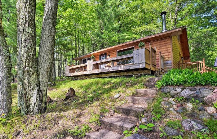 Burns Lake Cabin w/ Dock, Fire Pit, Rowboat & More