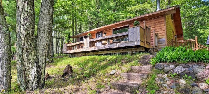 Burns Lake Cabin w/ Dock, Fire Pit, Rowboat & More Hotels in Sawyer County