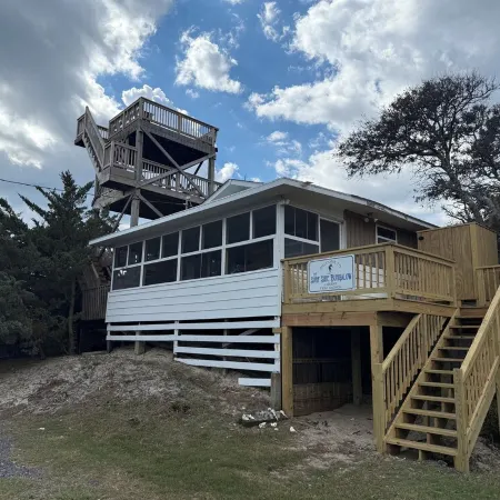 Surf Side Bungalow- Ocean front with 3 story deck