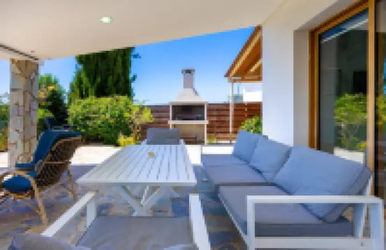 Villa Argaka Sunset Large Private Pool Walk to Beach Sea Views A C Wifi Eco-friendly - 2760