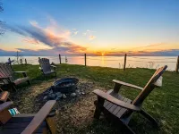 Spacious 5-bedroom A-Frame in South Haven with view of Lake Michigan