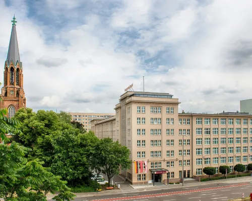 柏林亞歷山大廣場萊昂納多皇家飯店 柏林會議中心（Berliner Congress Center）附近的飯店