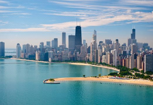 JW 메리어트 시카고의 세련된 라운지