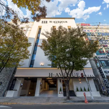 H AVENUE 金井山城（クムジョンサンソン）周辺のホテル