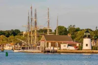 Walk to Historic Downtown Mystic! <br>Best Location—beach, marinas, eateries!