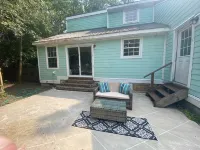 Peaceful private pool home dog friendly sleeps 8. large private lot fully fenced