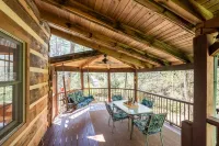 Secluded Cabin on Private 6 Acres w/ 2 Waterfalls & 4 Streams Near Brevard
