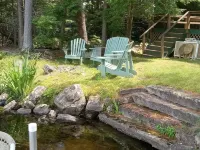 Beautiful waterfront cottage with the conveniences of home in central Maine.