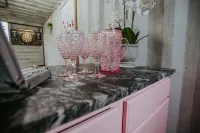 The Pink Door of Johnson City is located in walking distance to downtown!