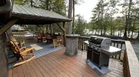 River Front Private Adirondacks Log Cabin