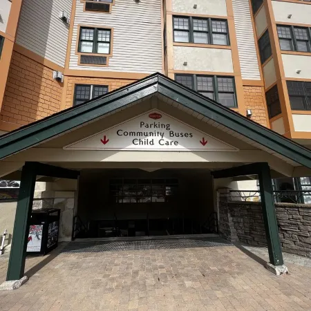 5 minute walk to lifts and Stratton Village! Cozy fireplace with a private patio