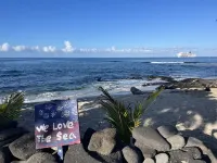 free parking - walk to Honl beach & Downtown Kona