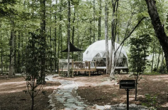Unique Glamping Dome Stay!