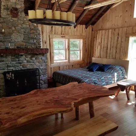 PET-FRIENDLY - Twilight Cabin a Unique Waterfront Log Cabin