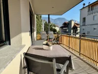 Modern apartment with large balcony. Near city center.
