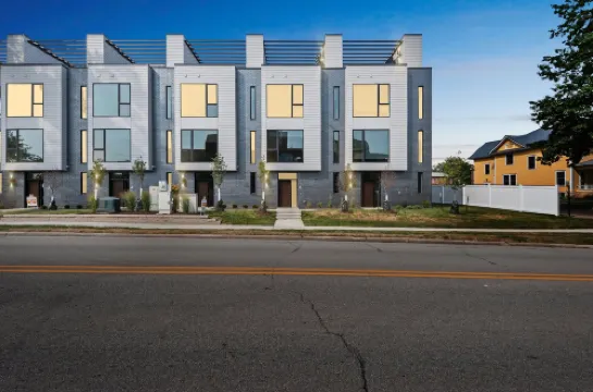 New Modern Townhome with Rooftop Patio 2 Bedroom Townhouse by RedAwning