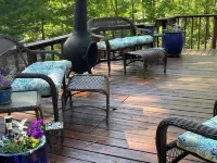 Cozy Chalet at Goat Sanctuary with Water Views