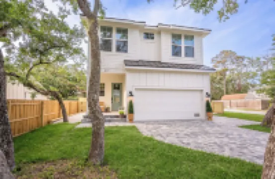 BRAND NEW 4-bedroom, 2 primary suites, heated pool, steps to the beach and river