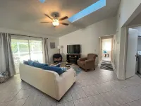 3 Bedroom Private HEATED Pool! Great neighborhood. Ten Minutes To Flagler Beach!