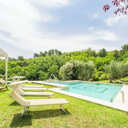 Villa Montegattoli with Panoramic Pool