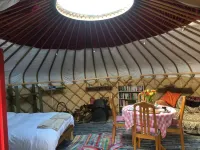 Yurt [Sleeps up to 6] & Bathhouse in E Cornwall UK -  Off-Grid Hotels in Callington