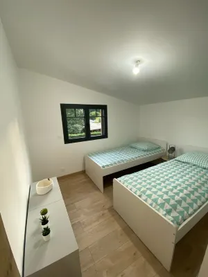 Villa Bois 110m2 Dans Village de Vacances Bassin Darcachon Proche des Plages