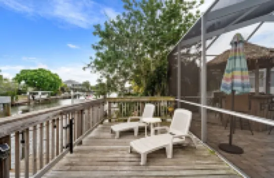 Gray Dolphin — Waterfront Home with Heated Saltwater Pool, Dock & Kayaks