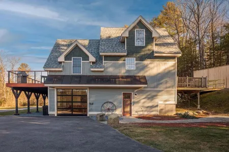 Nestled on the edge of the woods near Mount Monadnock