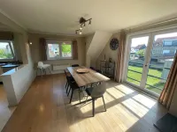 Vacation apartment with garden 1.5 km from the sea.