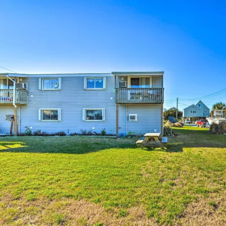 Coastal Atlantic Beach Duplex < 1 Mi to Boardwalk!