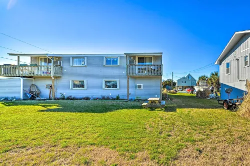 Coastal Atlantic Beach Duplex < 1 Mi to Boardwalk! - Parkplatz