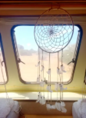 Michas caravan for 2 See the herd of horses from your bed