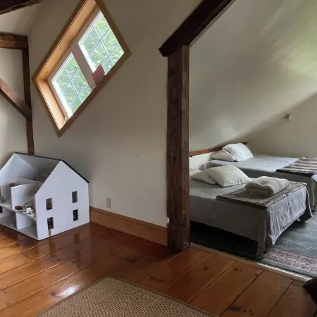 Beautiful 4-bed home on 24 acres in West Burke-12 min from Burke Mountain!