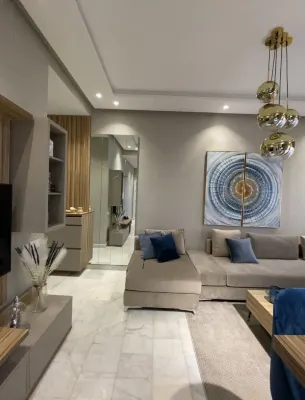 Superb, spacious, furnished apartment 3 minutes from the airport Hotels in Nouaceur