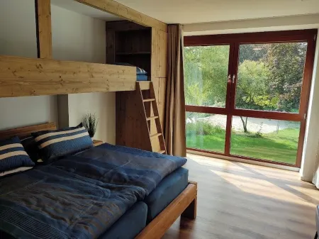 Unique "Seeblick" vacation apartment located directly on the lake Отели в г. Метелен