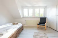 App. Wattläufer quiet location in the German-Danish meadows. Pet friendly!